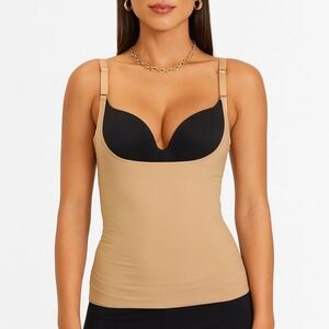 Wacoal Shapewear Shaping Tank Camisole Nude Beige Body Shaper Size L 802065